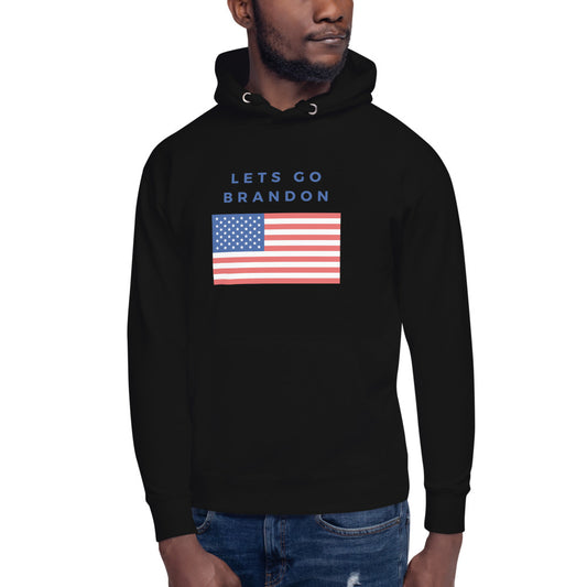 Lets Go Brandon Flag Hoodie