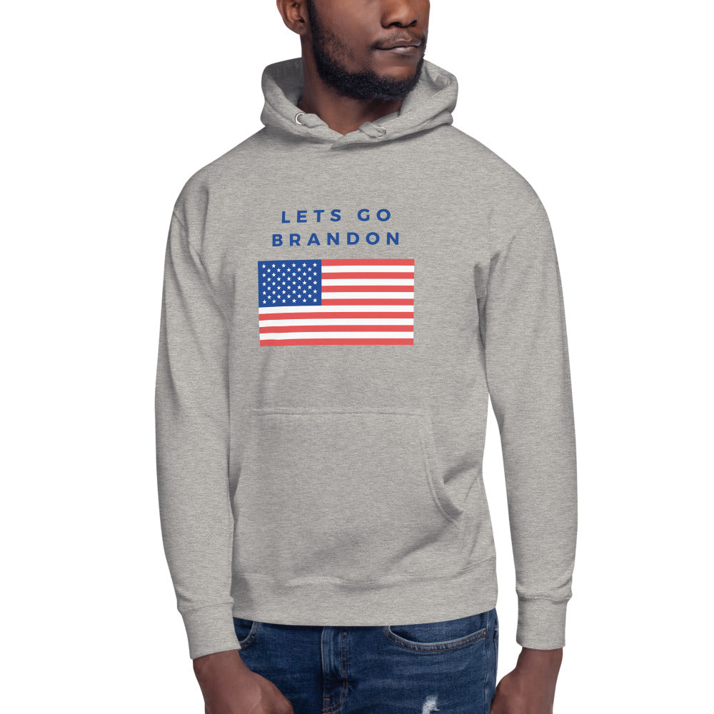 Lets Go Brandon Flag Hoodie