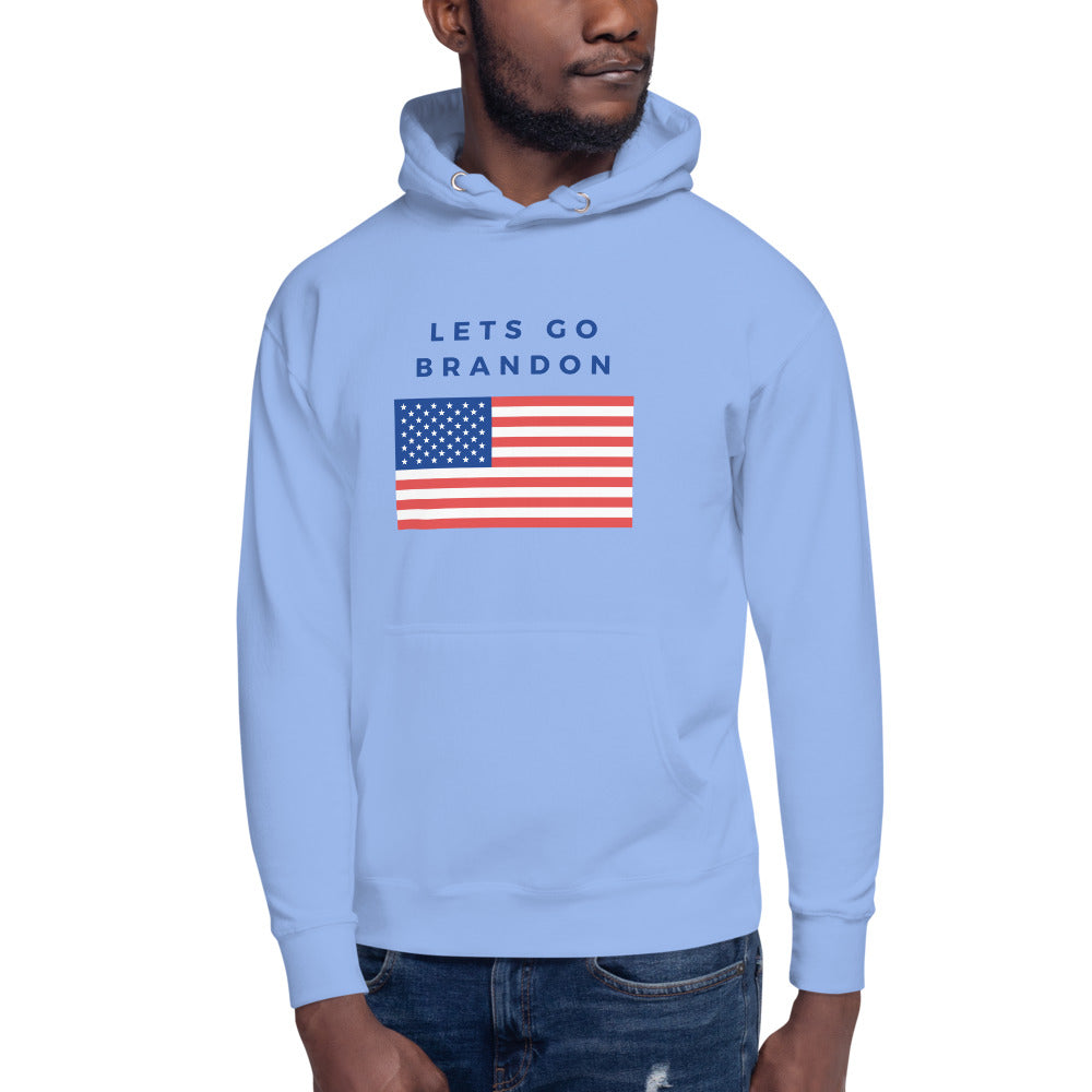 Lets Go Brandon Flag Hoodie