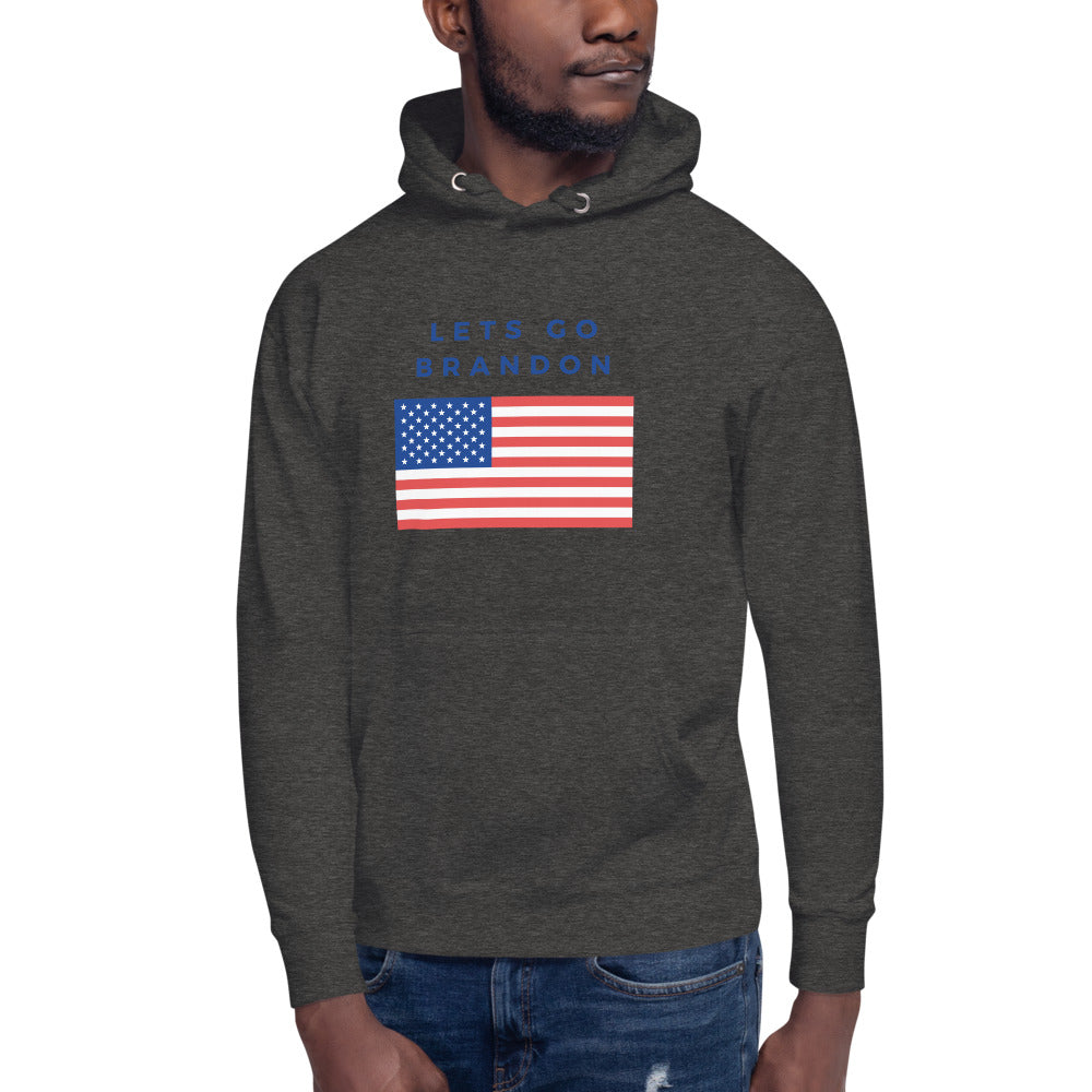 Lets Go Brandon Flag Hoodie
