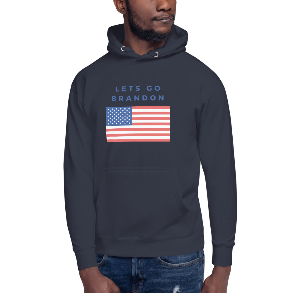 Lets Go Brandon Flag Hoodie